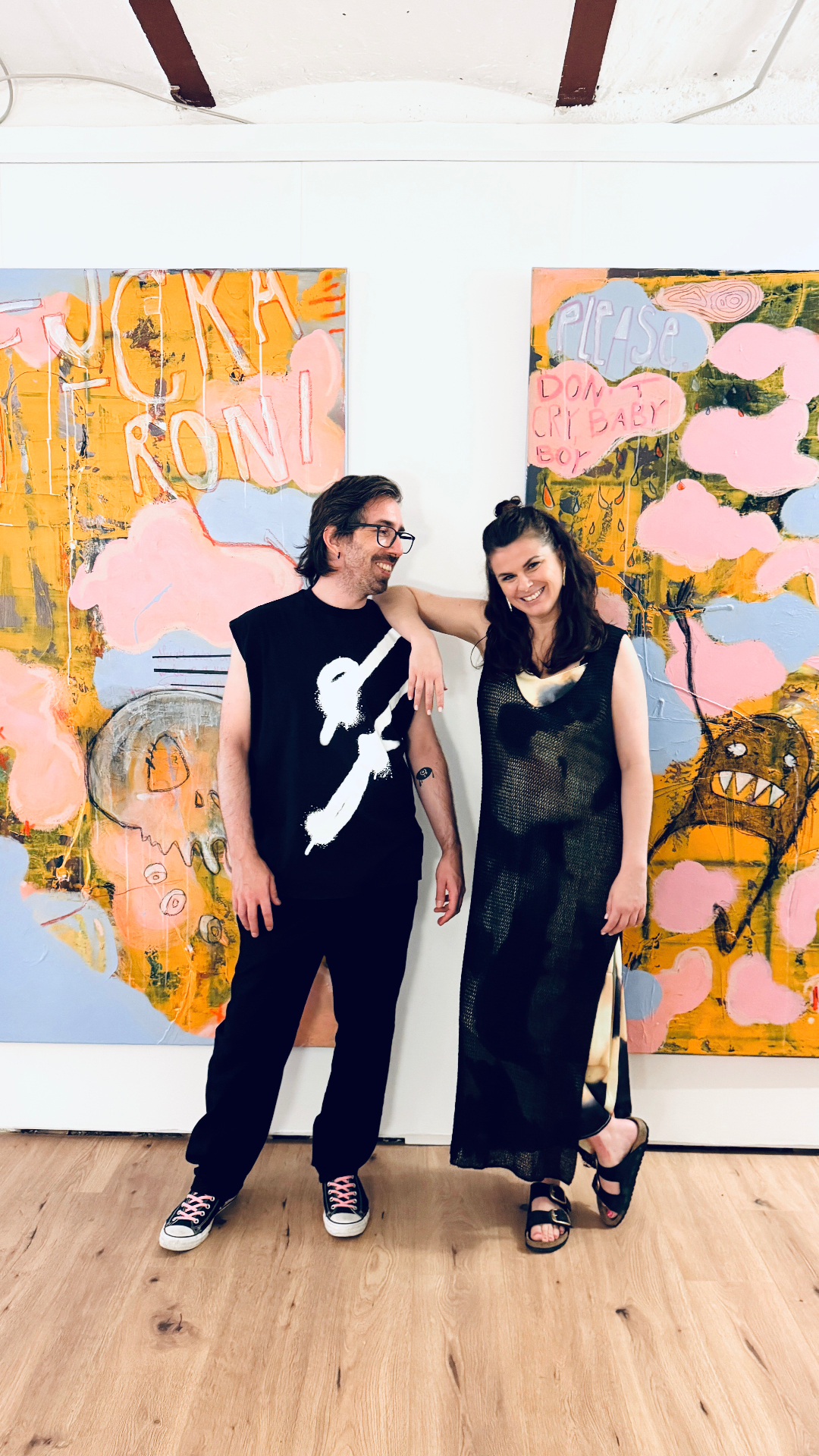 Stephanie Kruse und Erich Wolfberger im Atelier KRUSE X WOLFBERGER
