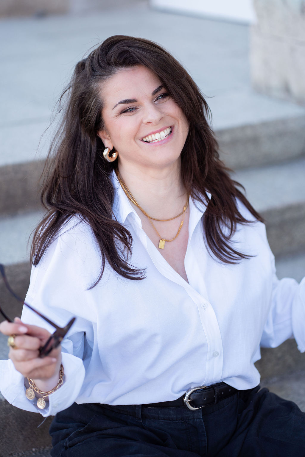 Stephanie Kruse lachend